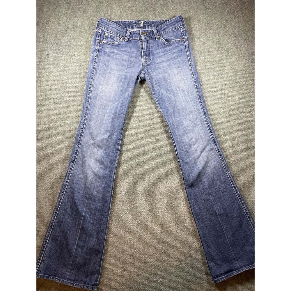 7 for all mankind Low Rise Flare jeans y2k 27x31